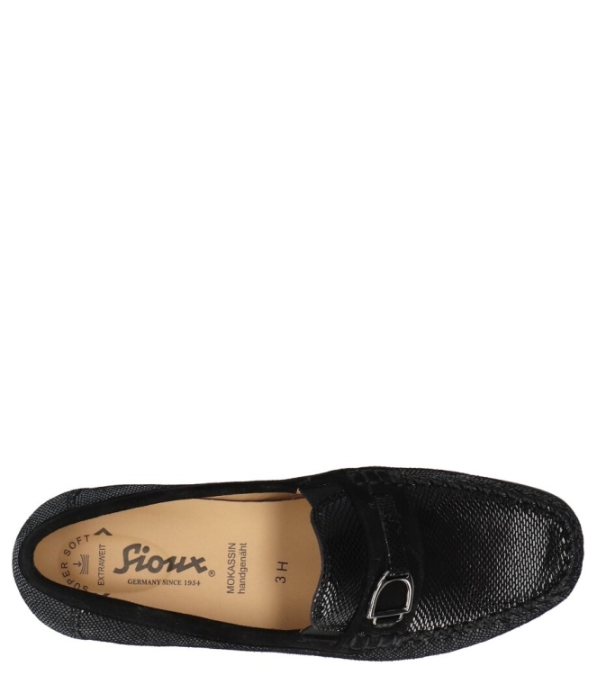 Sioux instapper <span>66974 cortizia 723 H</span> 66974 cortizia 723 H zwart - www.bremmerschoenen.pro - Bremmer Schoenen