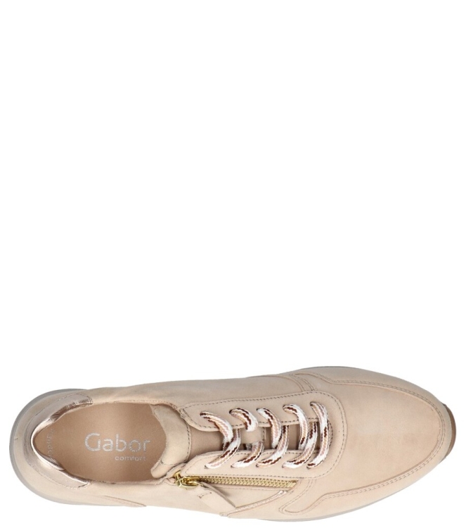 Gabor sneaker <span>46.548.33</span> 46.548.33 beige - www.bremmerschoenen.pro - Bremmer Schoenen