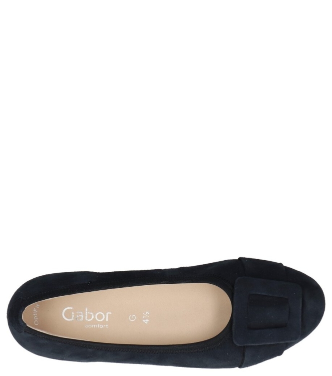 Gabor ballerina <span>42.466.46</span> 42.466.46 blauw - www.bremmerschoenen.pro - Bremmer Schoenen