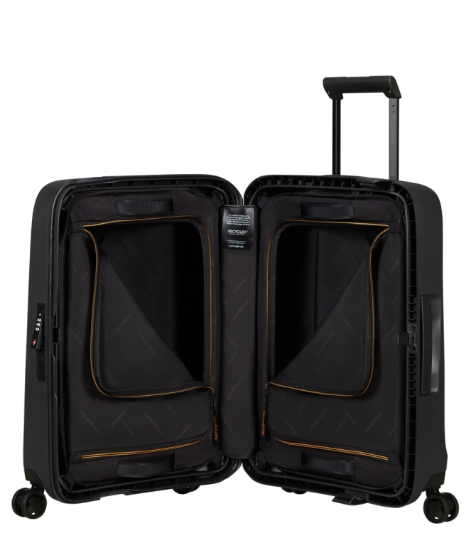 Samsonite Trolley <span>146909 1374 Essens spinner 55</span> 146909 1374 Essens spinner 55 zwart - www.bremmerschoenen.pro - Bremmer Schoenen