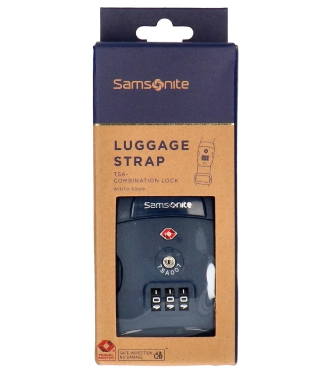 Samsonite Kofferband <span>121313 1549 Global TA Luggage Strap TSA lock</span> 121313 1549 Global TA Luggage Strap TSA lock blauw - www.bremmerschoenen.pro - Bremmer Schoenen