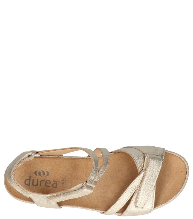 Durea sandaal <span>7421 024 1024</span> 7421 024 1024 goud - www.bremmerschoenen.pro - Bremmer Schoenen
