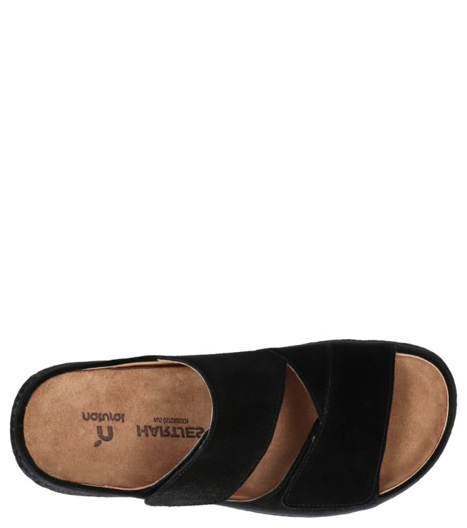 Hartjes slipper <span>122.1221 01/00 Groove</span> 122.1221 01/00 Groove zwart - www.bremmerschoenen.pro - Bremmer Schoenen