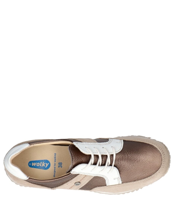Wolky sneaker <span>0580421 153 E-Walk</span> 0580421 153 E-Walk brons - www.bremmerschoenen.pro - Bremmer Schoenen