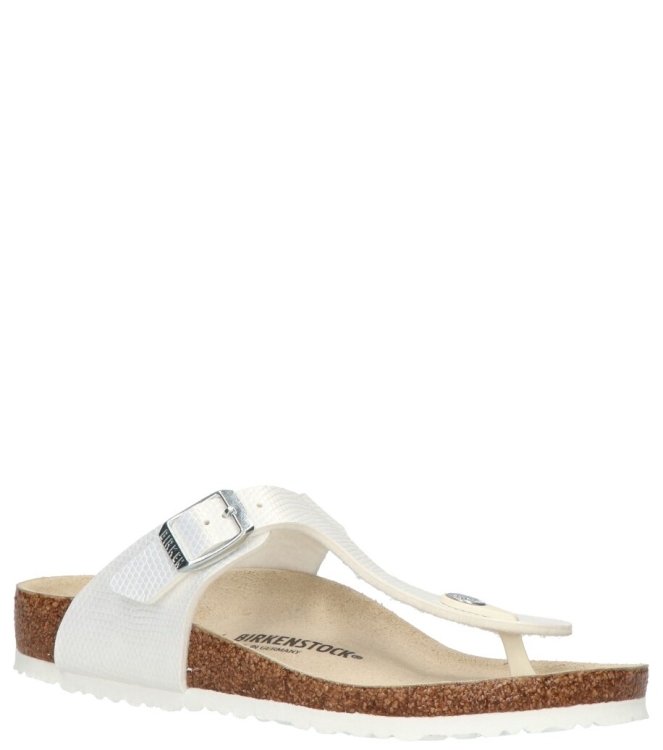 Birkenstock slipper <span>1026847 Gizeh Kids BS</span> 1026847 Gizeh Kids BS wit - www.bremmerschoenen.pro - Bremmer Schoenen
