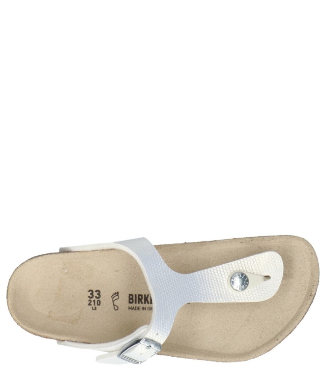Birkenstock slipper <span>1026847 Gizeh Kids BS</span> 1026847 Gizeh Kids BS wit - www.bremmerschoenen.pro - Bremmer Schoenen