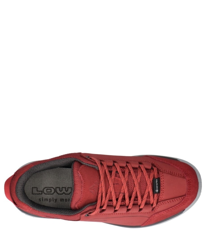 Lowa wandelschoen <span>LM321442-0343 Ascona GTX lo Ws</span> LM321442-0343 Ascona GTX lo Ws rood - www.bremmerschoenen.pro - Bremmer Schoenen