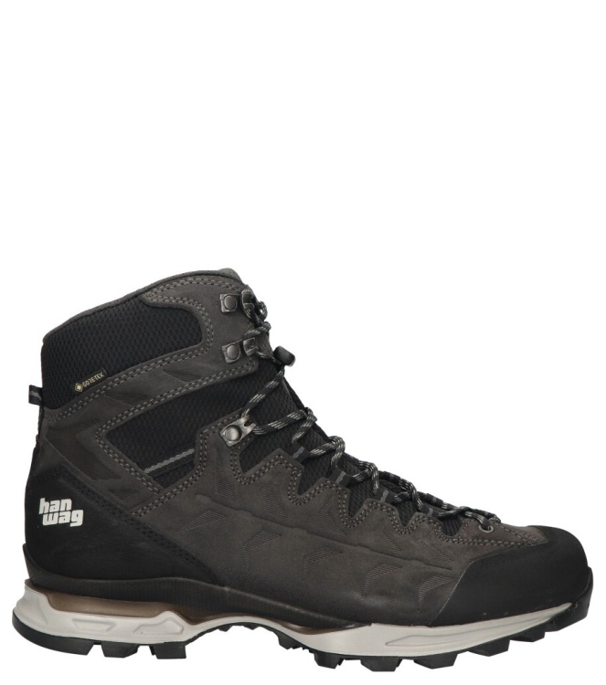 Hanwag wandelschoen <span>204400-064601 Makra trek GTX</span> 204400-064601 Makra trek GTX grijs - www.bremmerschoenen.pro - Bremmer Schoenen