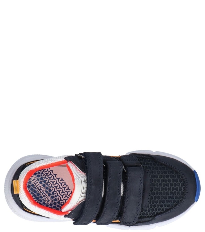 Track style klittenbandschoen <span>324375 129 Finn Fox</span> 324375 129 Finn Fox blauw - www.bremmerschoenen.pro - Bremmer Schoenen