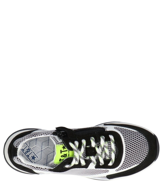 Track style sneaker <span>324155 589 Gwen Gul</span> 324155 589 Gwen Gul wit - www.bremmerschoenen.pro - Bremmer Schoenen