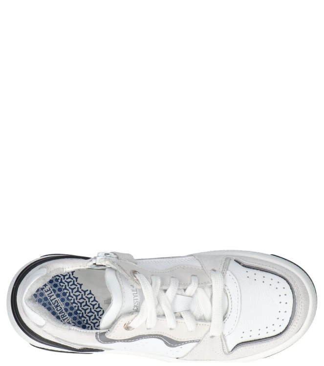 Track style sneaker <span>324360 481 Brent Bond</span> 324360 481 Brent Bond wit - www.bremmerschoenen.pro - Bremmer Schoenen