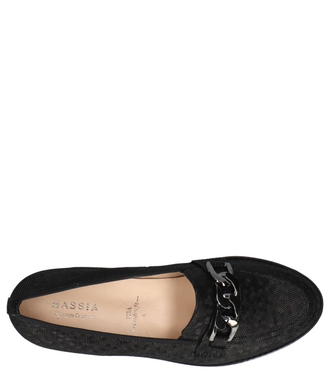 Hassia instapper <span>301577 0100 Pisa</span> 301577 0100 Pisa zwart - www.bremmerschoenen.pro - Bremmer Schoenen
