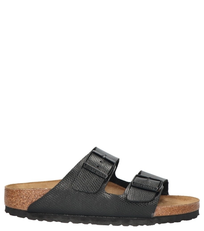 Birkenstock Birkenstock slipper <span>1027835 Arizona</span> Black Lizard Birkenstock slipper <span>1027835 Arizona</span> 1027835 Arizona zwart - www.bremmerschoenen.pro - Bremmer Schoenen