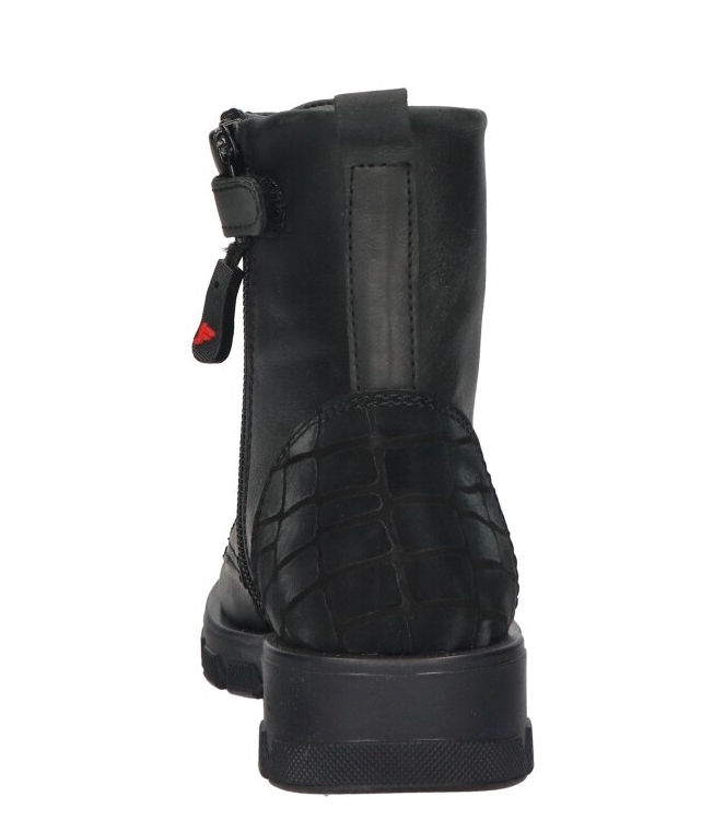 Jochie-Freaks veterboot <span>JF-24784 200 Beth</span> JF-24784 200 Beth zwart - www.bremmerschoenen.pro - Bremmer Schoenen