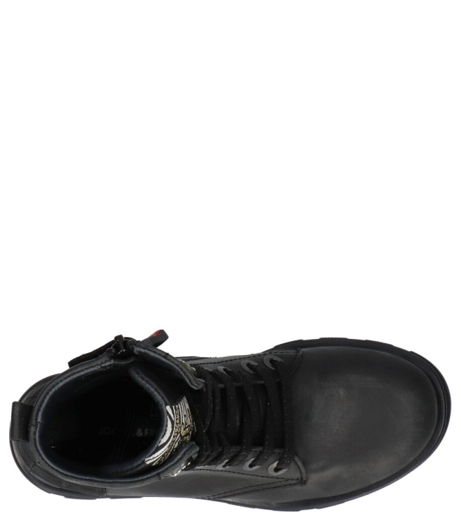 Jochie-Freaks veterboot <span>JF-24784 200 Beth</span> JF-24784 200 Beth zwart - www.bremmerschoenen.pro - Bremmer Schoenen
