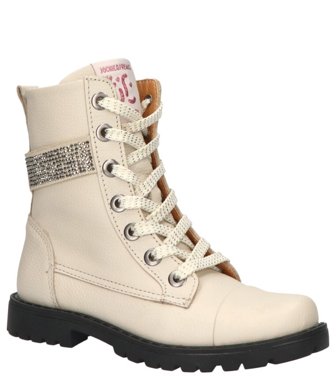 Jochie-Freaks veterboot <span>JF-24788 150 Dana</span> JF-24788 150 Dana beige - www.bremmerschoenen.pro - Bremmer Schoenen