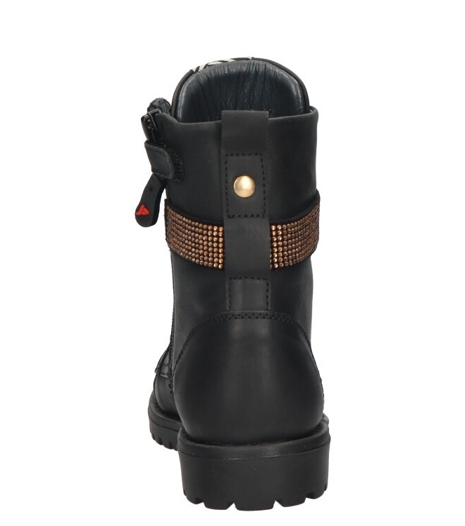 Jochie-Freaks veterboot <span>JF-24788 200 Dana</span> JF-24788 200 Dana zwart - www.bremmerschoenen.pro - Bremmer Schoenen