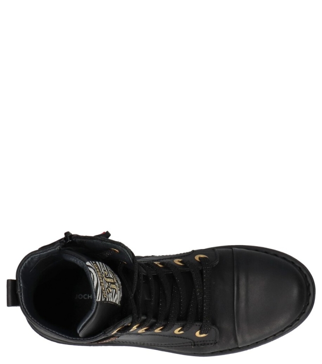Jochie-Freaks veterboot <span>JF-24788 200 Dana</span> JF-24788 200 Dana zwart - www.bremmerschoenen.pro - Bremmer Schoenen
