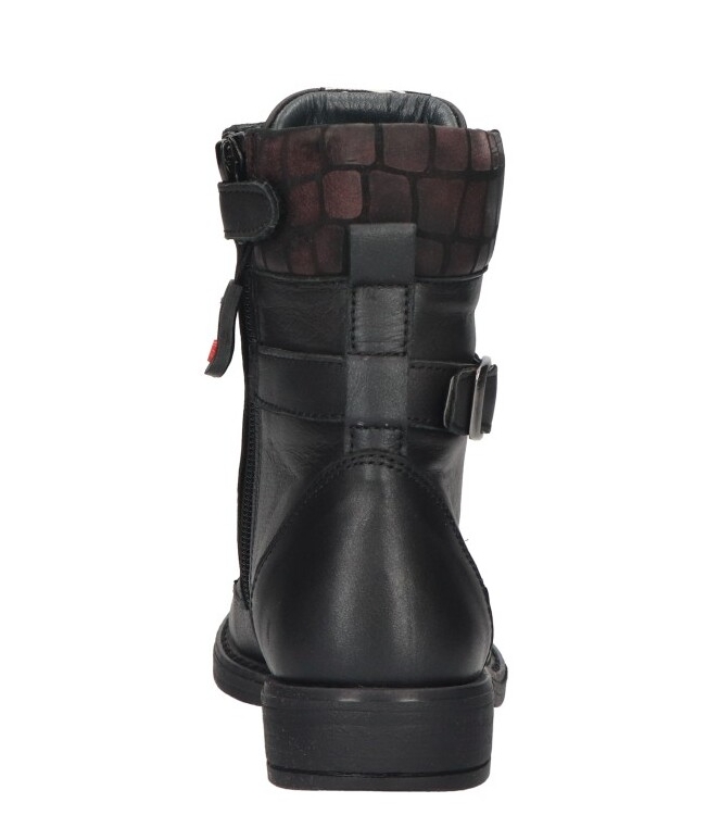 Jochie-Freaks veterboot <span>JF-24586 450 Dalia</span> JF-24586 450 Dalia zwart - www.bremmerschoenen.pro - Bremmer Schoenen