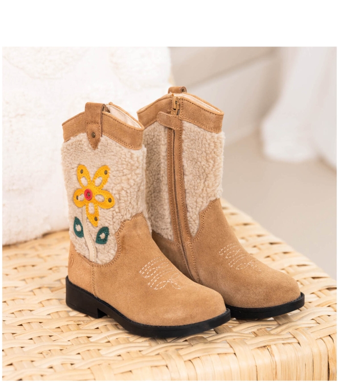 Shoesme laars <span>NW23W006-D</span> NW23W006-D beige - www.bremmerschoenen.pro - Bremmer Schoenen