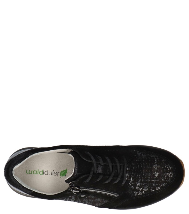Waldlaufer sneaker <span>935006 401 001 H-Agnes</span> 935006 401 001 H-Agnes zwart - www.bremmerschoenen.pro - Bremmer Schoenen