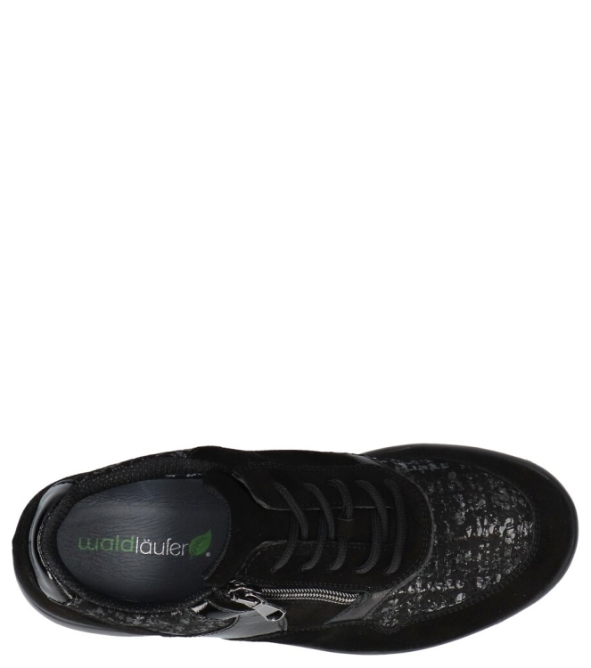 Waldlaufer sneaker <span>668001 402 001 K-Funky</span> 668001 402 001 K-Funky zwart - www.bremmerschoenen.pro - Bremmer Schoenen