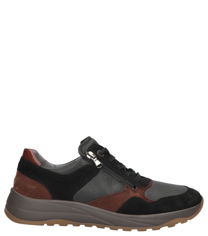Waldlaufer sneaker <span>662001 400 709 K-John</span> 662001 400 709 K-John zwart - www.bremmerschoenen.pro - Bremmer Schoenen