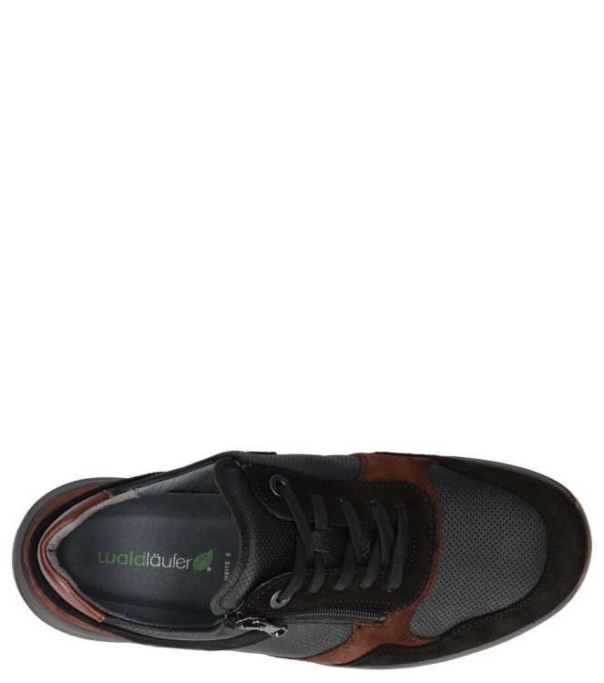 Waldlaufer sneaker <span>662001 400 709 K-John</span> 662001 400 709 K-John zwart - www.bremmerschoenen.pro - Bremmer Schoenen