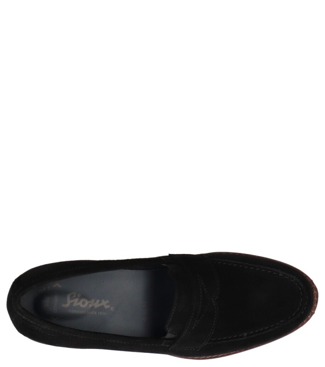 Sioux instapper <span>66538 Meredith 709 H</span> 66538 Meredith 709 H zwart - www.bremmerschoenen.pro - Bremmer Schoenen