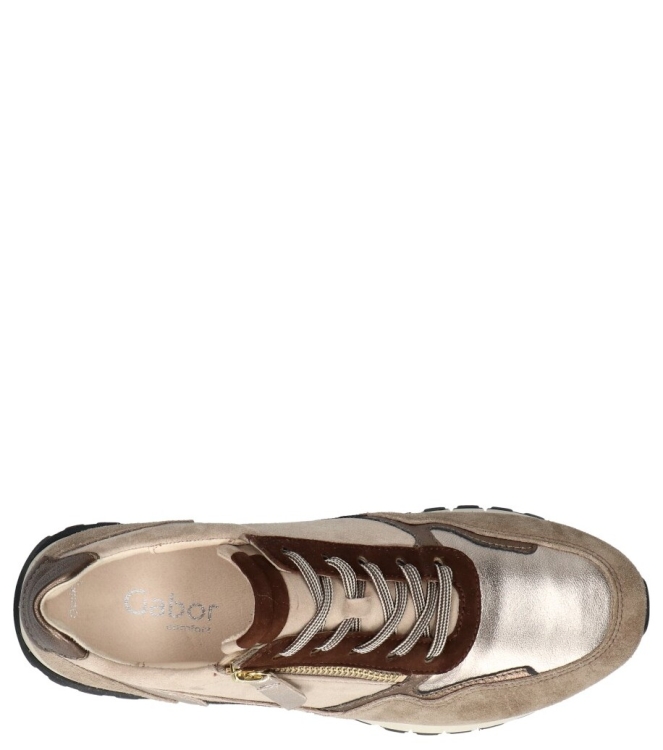 Gabor sneaker <span>56.378.82</span> 56.378.82 beige - www.bremmerschoenen.pro - Bremmer Schoenen