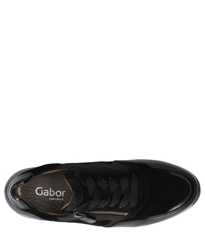 Gabor sneaker <span>56.438.37</span> 56.438.37 zwart - www.bremmerschoenen.pro - Bremmer Schoenen