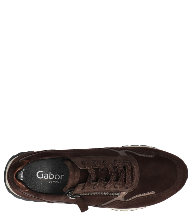 Gabor sneaker <span>56.378.41</span> 56.378.41 bruin - www.bremmerschoenen.pro - Bremmer Schoenen