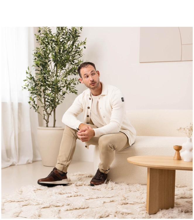 Gijs sneaker <span>2120 908 1220</span> 2120 908 1220 bruin - www.bremmerschoenen.pro - Bremmer Schoenen