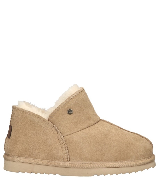 Warmbat pantoffel <span>Willow women WLW321051 Stone</span> Willow women WLW321051 Stone beige - www.bremmerschoenen.pro - Bremmer Schoenen