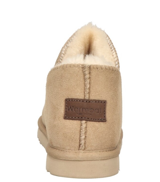 Warmbat pantoffel <span>Willow women WLW321051 Stone</span> Willow women WLW321051 Stone beige - www.bremmerschoenen.pro - Bremmer Schoenen