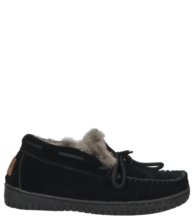 Warmbat pantoffel <span>Bunya women BNY341055 Black</span> Bunya women BNY341055 Black zwart - www.bremmerschoenen.pro - Bremmer Schoenen
