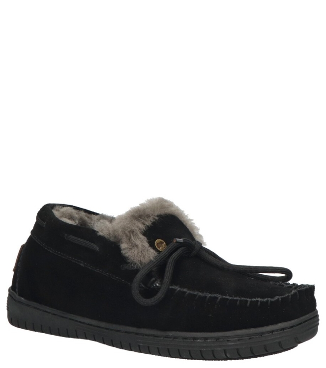 Warmbat pantoffel <span>Bunya women BNY341055 Black</span> Bunya women BNY341055 Black zwart - www.bremmerschoenen.pro - Bremmer Schoenen