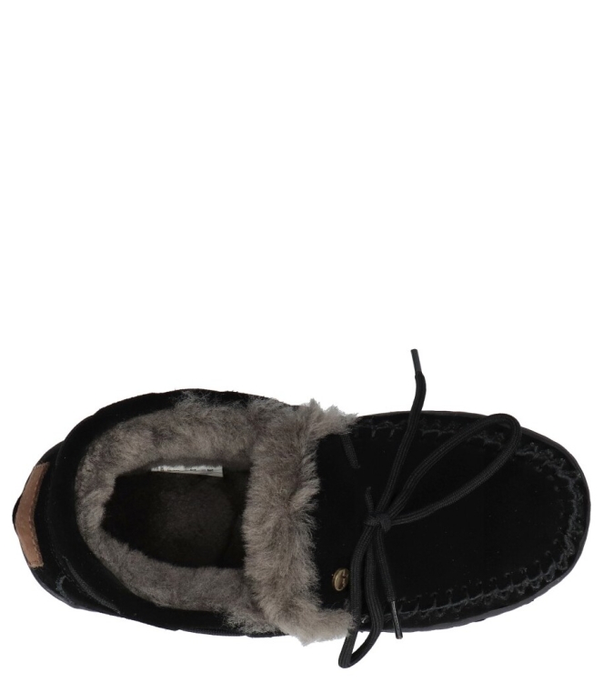 Warmbat pantoffel <span>Bunya women BNY341055 Black</span> Bunya women BNY341055 Black zwart - www.bremmerschoenen.pro - Bremmer Schoenen
