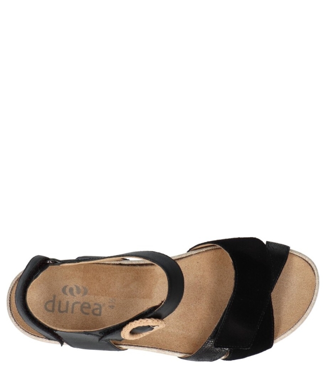 Durea sandaal <span>7425 024 1602</span> 7425 024 1602 zwart - www.bremmerschoenen.pro - Bremmer Schoenen