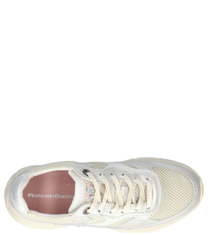 Floris van Bommel sneaker <span>Daysi 03.02 SFW-10133 90-01 </span> Daysi 03.02 SFW-10133 90-01  zilver - www.bremmerschoenen.pro - Bremmer Schoenen