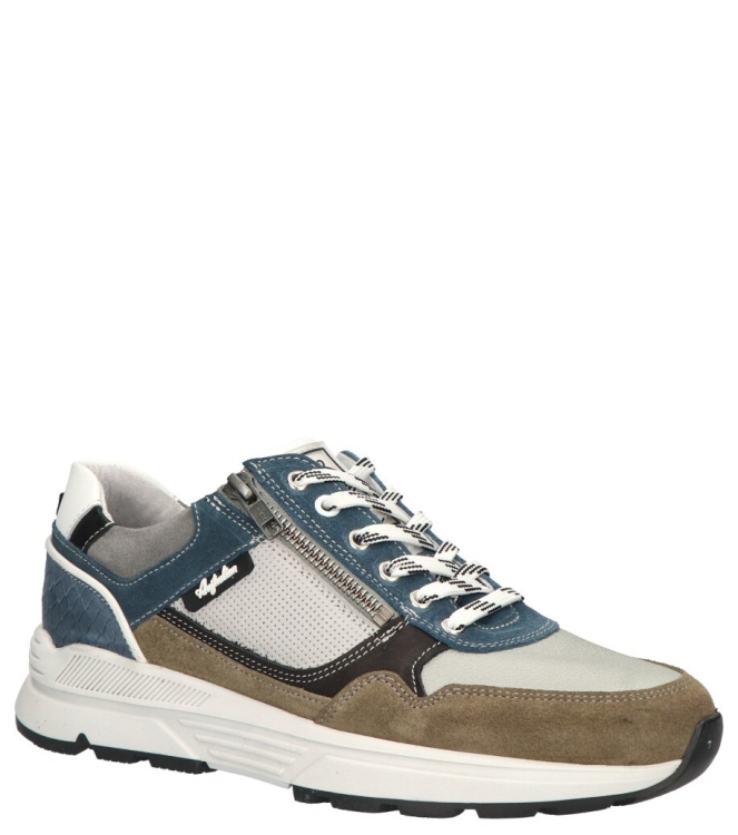 Australian sneaker <span>15.1646.04 PKX Connery width H</span> 15.1646.04 PKX Connery width H groen - www.bremmerschoenen.pro - Bremmer Schoenen