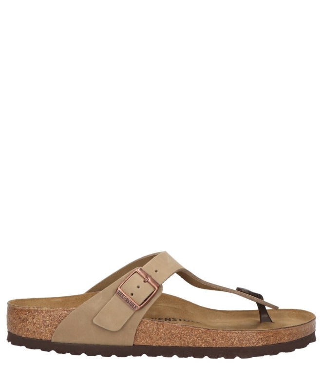 Birkenstock Birkenstock slipper <span>943811 Gizeh</span> oiled Tabacco Brown Birkenstock slipper <span>943811 Gizeh</span> 943811 Gizeh groen - www.bremmerschoenen.pro - Bremmer Schoenen