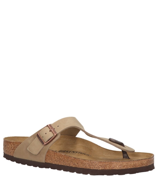 Birkenstock Birkenstock slipper <span>943811 Gizeh</span> oiled Tabacco Brown Birkenstock slipper <span>943811 Gizeh</span> 943811 Gizeh groen - www.bremmerschoenen.pro - Bremmer Schoenen