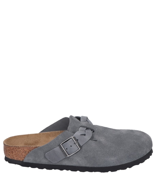 Birkenstock slipper <span>1029086 Boston</span> 1029086 Boston grijs - www.bremmerschoenen.pro - Bremmer Schoenen