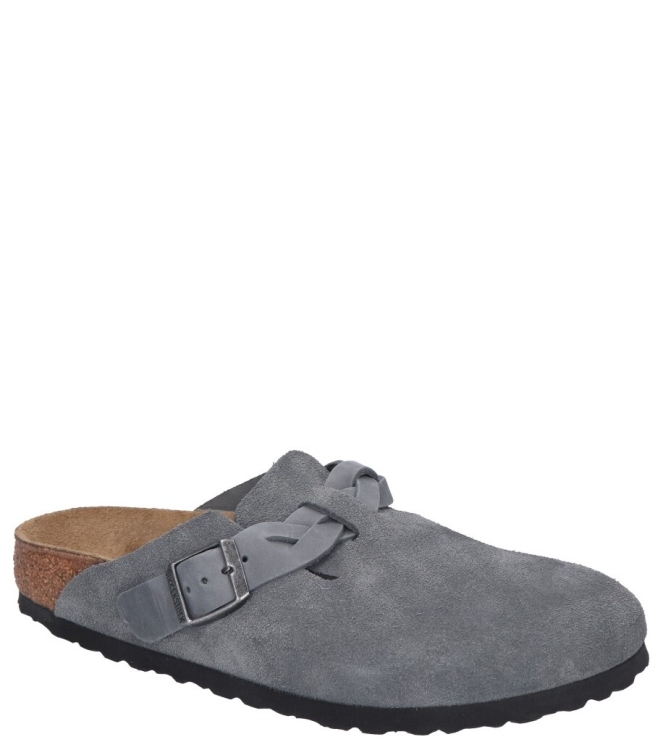 Birkenstock slipper <span>1029086 Boston</span> 1029086 Boston grijs - www.bremmerschoenen.pro - Bremmer Schoenen