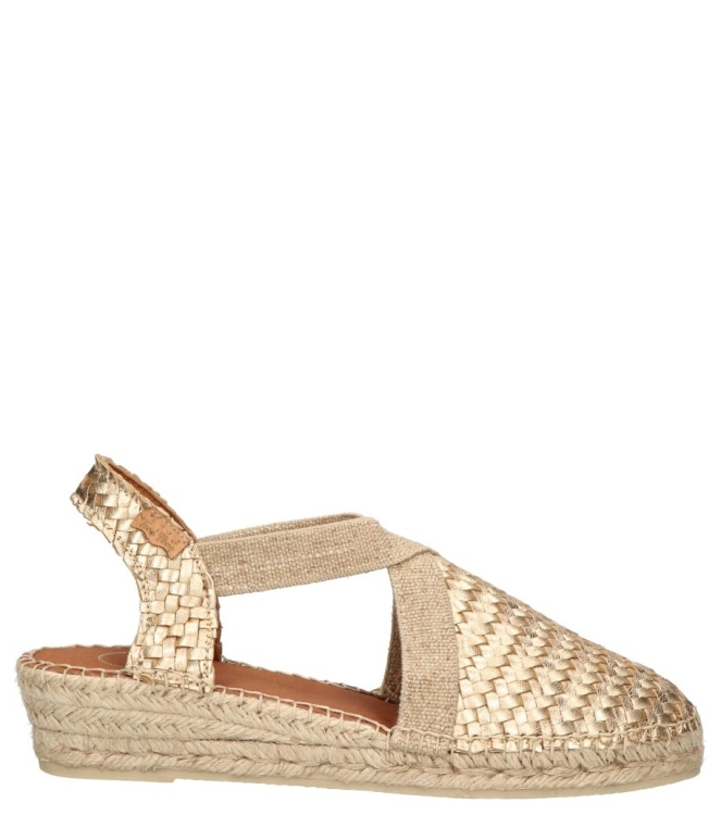Toni Pons espadrille <span>Siracusa plati pell</span> Siracusa plati pell goud - www.bremmerschoenen.pro - Bremmer Schoenen