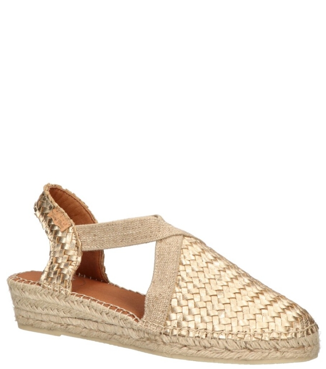 Toni Pons espadrille <span>Siracusa plati pell</span> Siracusa plati pell goud - www.bremmerschoenen.pro - Bremmer Schoenen