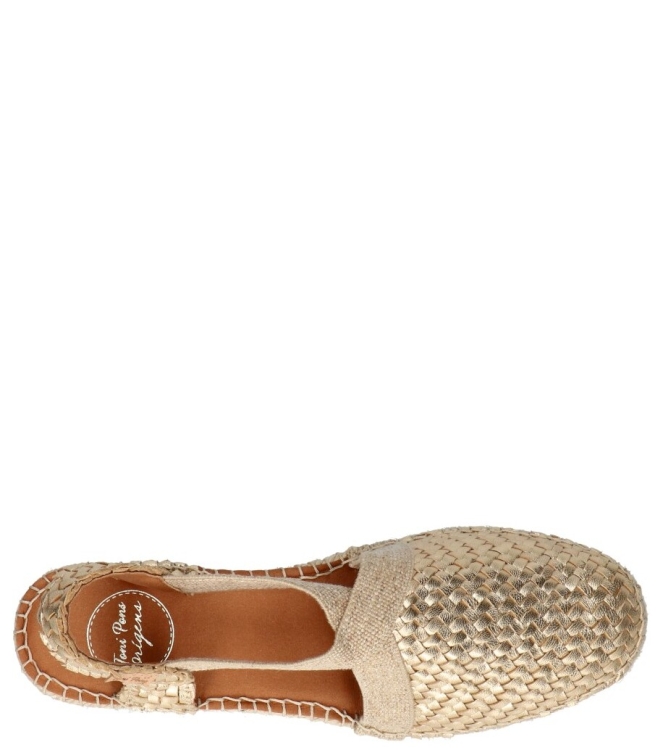 Toni Pons espadrille <span>Siracusa plati pell</span> Siracusa plati pell goud - www.bremmerschoenen.pro - Bremmer Schoenen