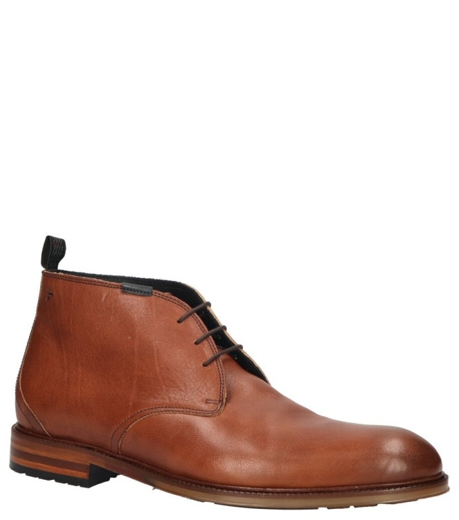 Floris van Bommel veterboot <span>De Normer 01.00 SFM-50132 24-01</span> De Normer 01.00 SFM-50132 24-01 cognac - www.bremmerschoenen.pro - Bremmer Schoenen