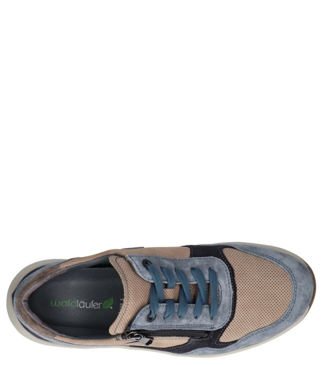 Waldlaufer sneaker <span>662001 404 739 K-John</span> 662001 404 739 K-John blauw - www.bremmerschoenen.pro - Bremmer Schoenen